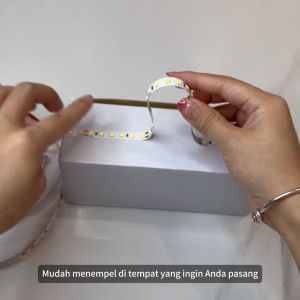 Lampu LED STRIP 120 LED 2835 Indoor IP 33 SMD12V PUTIH/WARMWHITE 12V 5 Meter