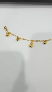Poh Heng Jewellery 22K Baby Charm Bracelet in Yellow Gold[Price By Weight]