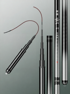 RONGYU | Compact Stream Suitable Ultra Light Super Hard Very Slim Fishing Rod