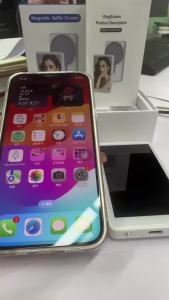 Ilepo | Màn Hình Giám Sát Selfie Vlog Từ Tính Tương Thích Với iPhone & Android Gương Selfie Camera Sau Với Kết Nối Bluetooth