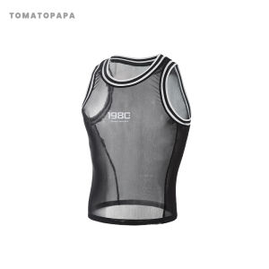TOMATOPAPA | Spring 2025 New Mesh Tank Top Mens Short Sportswear