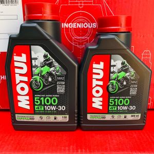 [XẢ HÀNG] Nhớt Xe Số - Tay Côn Motul 5100 4T 10W-30 Công Nghệ Ester Core - Bán Tổng Hợp Sản Phẩm Của Motul Việt Nam