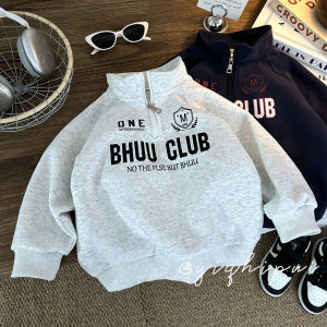 JIFANPAUL | Áo Hoodie Cổ Đứng Dài Tay Cho Bé Trai Và Bé Gái Mùa Thu Đông