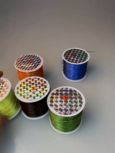 Dây cước chun chỉ tơ co giãn xâu vòng tay vòng đá phong thủy nhiều màu tiện lợi DIY handmade