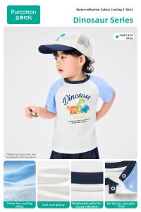 Purcotton | Short Sleeve Cool Feel Water Light Cotton T-Shirt
