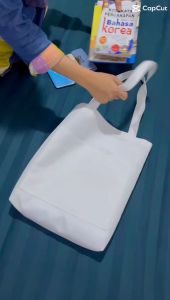 Totebag Tas Kantong Saku Tas Sekolah Tas Ransel Tote Bag Anime One Piece Spy X Family Jujutsu Kaisen