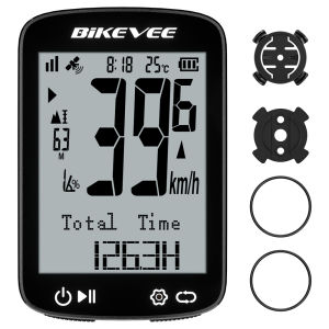 Máy Tính Xe Đạp GPS Không Dây Đa Ngôn Ngữ Đồng Hồ Đo Tốc Độ Xe Đạp Chống Nước Đồng Hồ Đo Quãng Đường Màn Hình 2.4 Phụ Kiện Xe Đạp Với Sạc Type-C