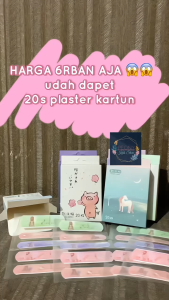 PLASTER LUKA isi 20PCS/hansaplas motif/plester kartun