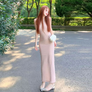 CHANGTONG | Elegant V-Neck Bodycon Dress 2026 Summer