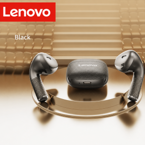 Lenovo | Lenovo EA166 TWS Bluetooth 5.4 Wireless Leather Earphones Stereo ENC Noise Cancelling Headphone 38ms Low Latency Gaming Headse