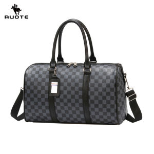 กระเป๋าเดินทาง AUOTE กระเป๋ากระเป๋าหนัง PU ออกกำลังกายกระเป๋ากีฬากลางแจ้งสำหรับทุกเพศสายกระเป๋ายิมแบบพกพาแฟชั่นท่องเที่ยวโยคะกระเป๋าฟิตเนสว่ายน้ำ