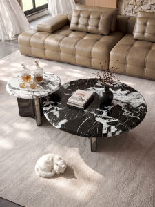 CHUWU | Luxury Marble Round Coffee Table