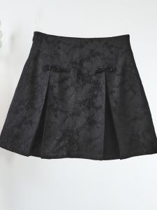 กระโปรงทรงเอเอวสูง กระโปรงสั้นทรงเอ กระโปรงทรงเอผ้าลายดอกไม้ กระโปรงทรงเอผ้าผสมโพลีเอสเตอร์ คอตตอน อะซิเตท