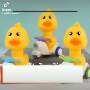 Mainan Edukasi Anak Bebek / Happy Duck / Happy Scooter Tekan Dan Jalan