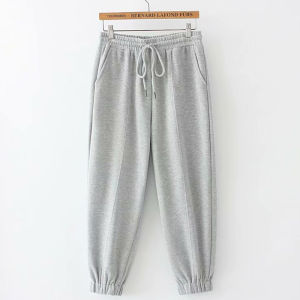 Cotton Sports Pants Womens Casual Sweatpants plus Size Spring Autumn Comfortable Breathable Long Pants for Middle-Aged And Elderly