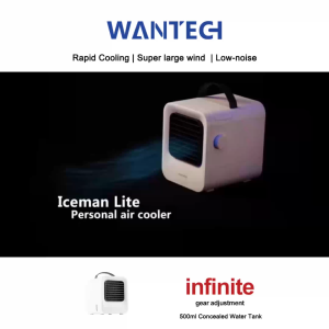 【SG Stock】 Portable Air Conditioner USB Power Bank Fan Mini  Air Cooler Desktop Fan Cooling
