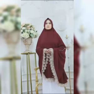 Hijab Syari Pet Antem Kode RENDATING Bahan Kringkel Premium By Ory AjeZas Collection