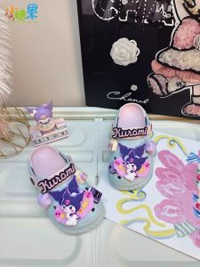 Childrens Summer Themed Clog Shoes Girls Outdoor Wear Anti-Slip Deodorant Little Kids Toddler Baby Girls Slippers