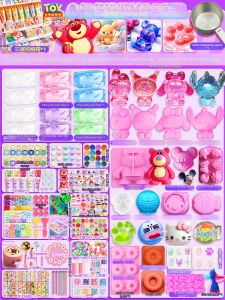 DIY Stress Relief Toy Kit Jelly Wax Pinch Material