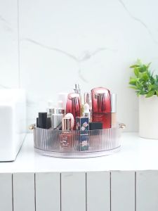 【Woody】Nordic Style 360 Degree Rotation Multi-Functional Storage Holder Desktop Cosmetic Kitchen Sundry Rack