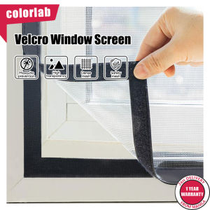 Colorlab Velcro Window Screen Simple Screen for Window Household Anti-Mosquito Gauze Detachable Mosquito DIY Window Net