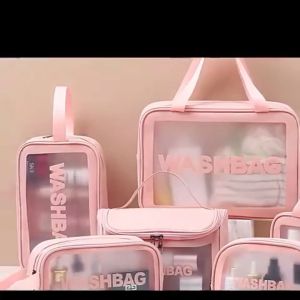 BAOUFUL Cosmetic Bag Travel Transparent Waterproof Toiletry Bag Storage Bag Portable Washbag
