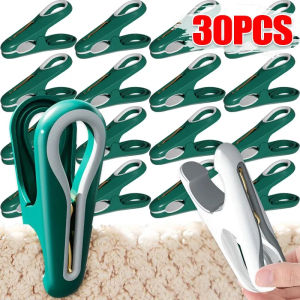 Dizoey 3-30Pcs No-Trace Clips for Drying Underwear Socks Quilts Plastic Clothespins Non-slip Hanging Clip Home Kitchen Storage Clamps