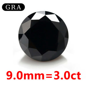 DJMAX Factory Direct Sales Moissanite Loose Stone D Color Moissanita Gemstone Lab Grown Diamond Certified Black Moissanite Stone