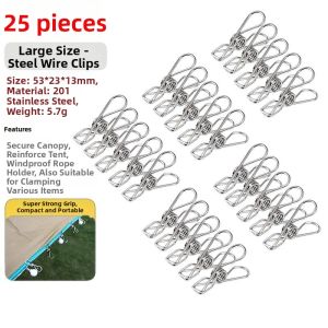TAOKOU | Multipurpose Light & Secure Camping Clips