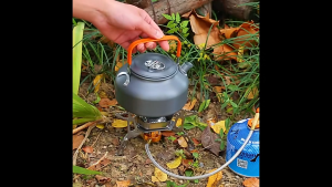 COD TaffSPORT Kompor Gas Camping Portable Lipat Outdoor 1 Set Lengkap + Adaptor Kepala Gas Kaleng