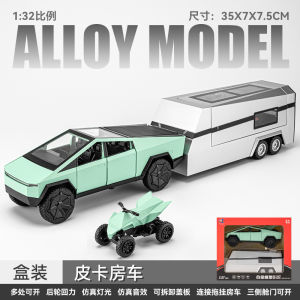 Tesla Cybertruck Model Alloy Car Toy Realistic Childrens Birthday Gift Display Model Collectible Toys for Boys And Bé Gáis