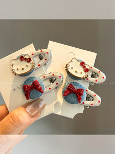WENZHU | Cute Cat Dots Clips for Girls