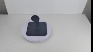 Black Magnetic Metal Stand 360° Rotatable Holder for Portable Monitor iPad & iPhone Displays Stable 3KG Bracket