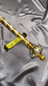 Batang Gorden Besi Elegan Tutup Princess - Alat Pengikat Celup Warna Perak