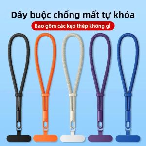 Dây Đeo Điện Thoại Di Động Đa Năng Có Thể Điều Chỉnh Thiết Kế Chống Rơi Tự Khóa Chất Liệu Polyester Bền Kiểu Dáng Thời Trang