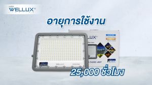 Wellux สปอร์ตไลท์ LED 30w - 50w - 100w (รุ่น Florida Series) โคมไฟสปอร์ตไลท์ LED โคมไฟฟลัดไลท์ LED Floodlight โคมไฟติดภายนอก ฟลัดไลท์ LED