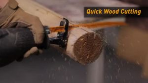 TOLESA 5PCS Wood Pruning Reciprocating Saw Blades 5 TPI Sawzall Blades Green Wood Construction Wood Cutting PVC Pipe Cutting CRV