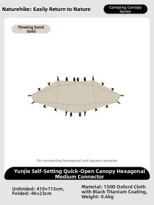 NatureHike | Quick Setup Hexagonal Dome Camping Tent