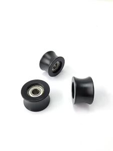 YEGBONG | New For Slide Door Window U Groove Roller Pulley 626 Bearing Steel Bearing Roller Injection-coated U-shaped Pulley Wheel