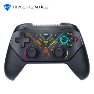 [Deliver In 72 hours]Machenike G3S Wireless Controller Gamepad PS like Layout Semi-Translucent Shell RGB Backlit Plug and Play Gaming Controller For Switch Windows PC Smart TV Support For Black Myth: Wukong
