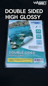 Yasen High Glossy Photo Paper Double Sided A4 Size 120GSM/140GSM/180GSM/230GSM/300GSM Back to Back Print Pictures