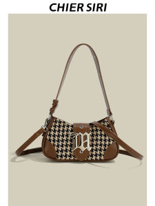 Túi Đeo Chéo Chier Retro Underarm Thời Trang Nhỏ Dành Cho Nữ Túi Đeo Chéo Bằng Da Tổng Hợp Màu Trơn Mới 2024 Túi Đeo Chéo Đơn Giản