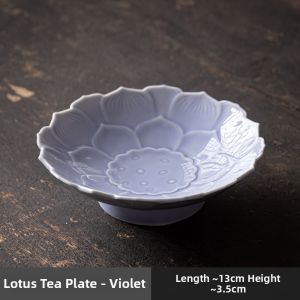Chinese Lotus Zen Small Sweets Plate