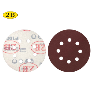 2B Velcro Sanding Disc Round Sandpaper 240 Grit Sanding For Metal Wood Working Plastic VSD5-8240