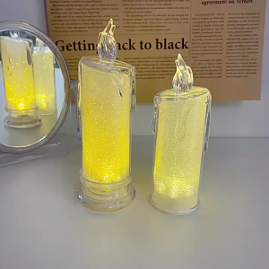 Đèn led đèn ngủ dùng pin hình nến lung linh decor phòng khách phòng ngủ quà tặng sinh sinh nhật Noel