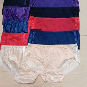 5 Quần Sịp Lót Nữ 38kg Đến 62kg Vải  Ren Pha Gấm Phối Cotton Mềm Mịn Mát MarketOnline68 RC02