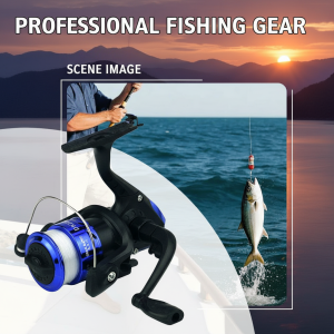 DNDYUJU Spinning Fishing Reel 5.2:1 Wheel Plastics Including Fishing Line Fishing Lure Wheel Vessel Bait Casting Flying