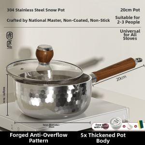 YIZHIFU | Stainless Steel No Coating Milk Pot