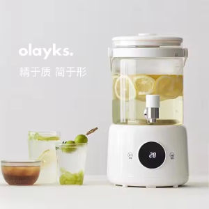 Olayks 2.8L Health Pot Camping Fruit Wine Barrel Flower Tea Barrel Constant Temperature Health Pot Home Commercial Multi-Function