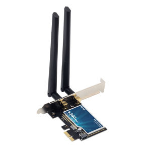 WiFi6 AX200 PCIE WiFi Card Bluetooth5.2 AC1200 WiFi 5 Dual Band 2.4G/5Ghz 802.11AX Wireless Adapter For Pc Desktop Windows 10/11